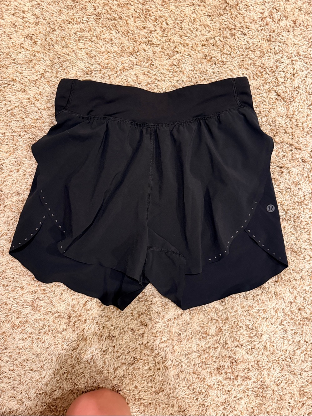 lululemon athletica Black Fast and Free Shorts 3”